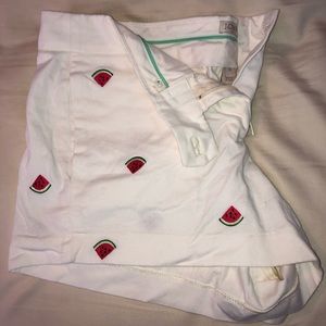 JCREW- watermelon shorts!